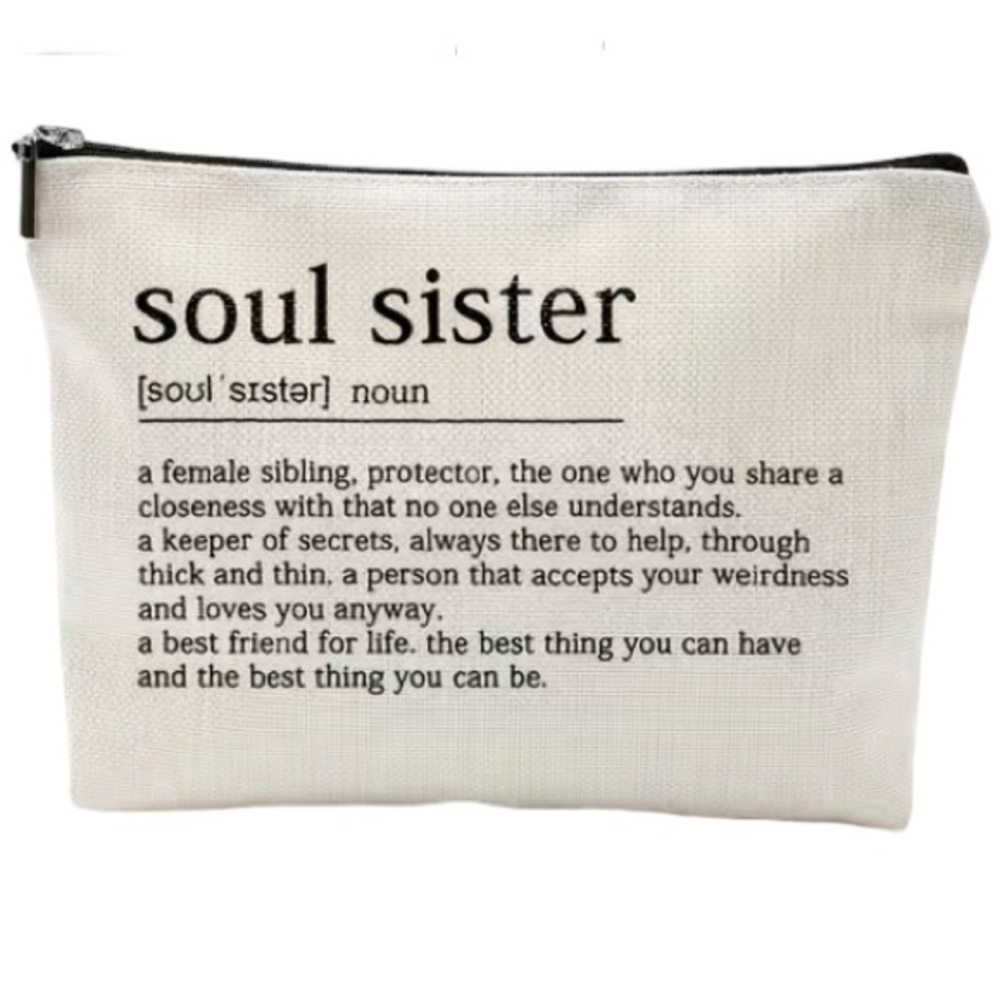 NEW soul sister canvas pouch